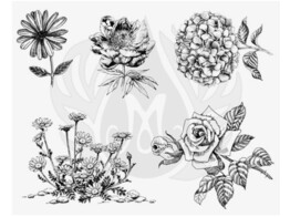 Mayco Designer Silkscreen Flowers 3-XL  DSS-0149
