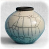 Glazuur Raku Transparant grote craquele glanzend  1 kg