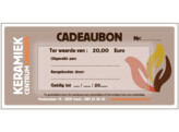 Cadeaubon KCL 20 euro