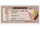 Cadeaubon KCL 50 euro