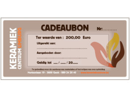 Cadeaubon KCL 200 euro