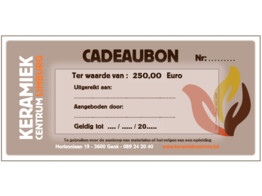 Cadeaubon KCL 250 euro