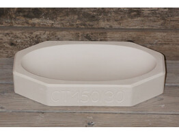 Gipsmal Schaal ovaal 30 x 13 5 cm