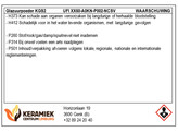 Glazuur KGS-2 Wit glanzend  1 kg