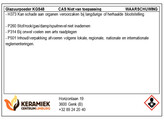 Glazuur KGS-48 Wit mat  5 kg