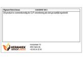 Pigment Petrolgroen  100 g