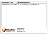 Glazuur KGM-54 Wit mat  1 kg