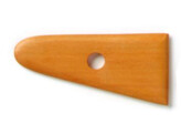 Lomer hout F  Hoekig met ronde kant